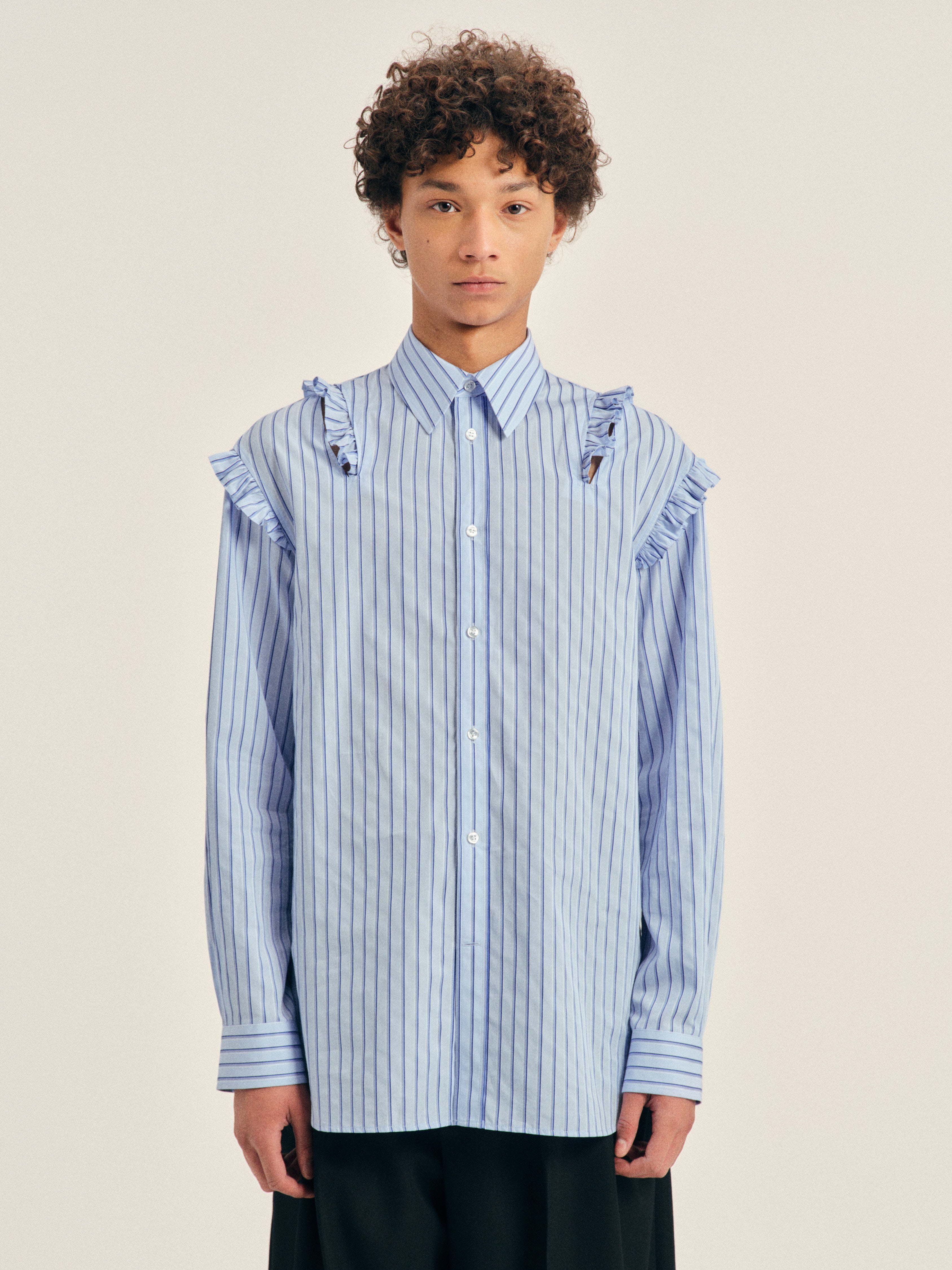 Double Ruffle Slash Easy Shirt – Simone Rocha US