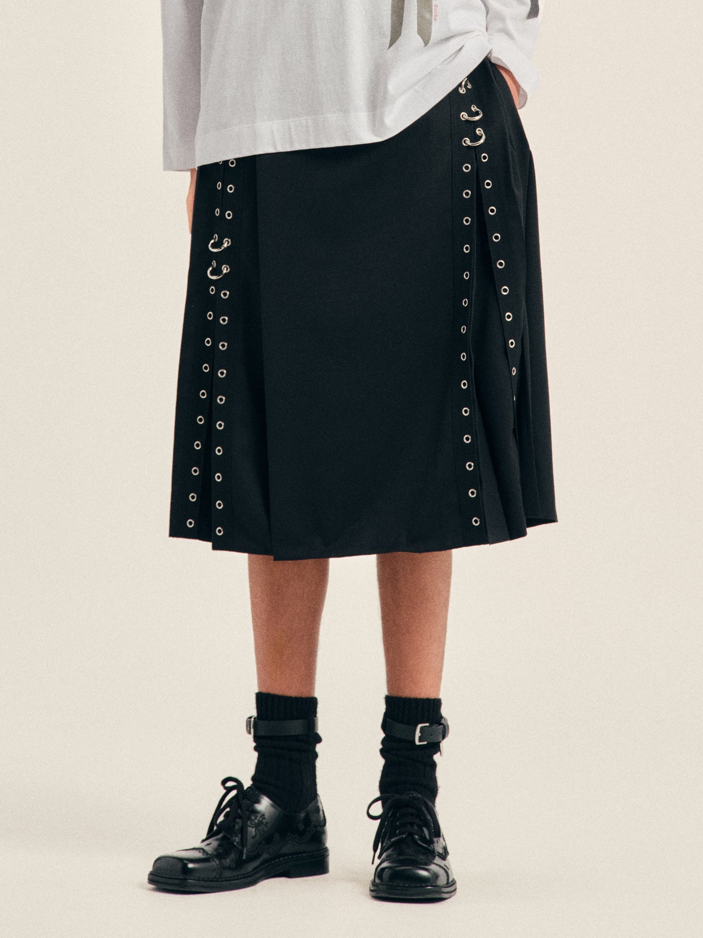Tailored Grommet Ring Clip Kilt