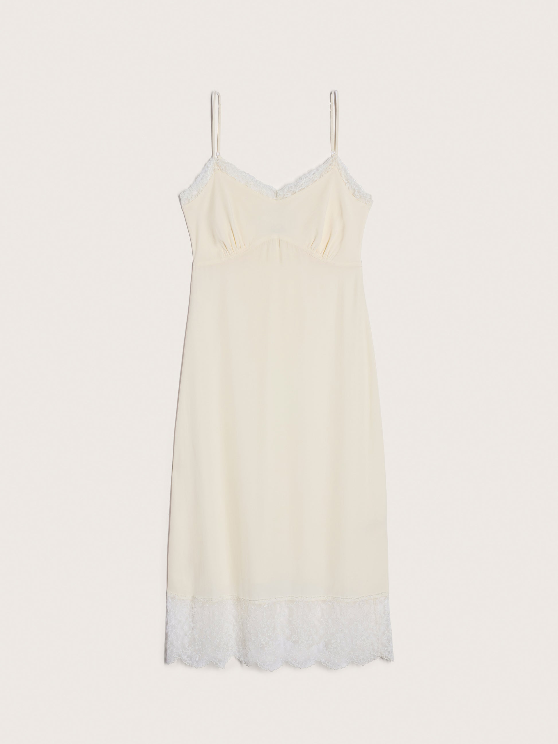 Lace Trim Slip Dress