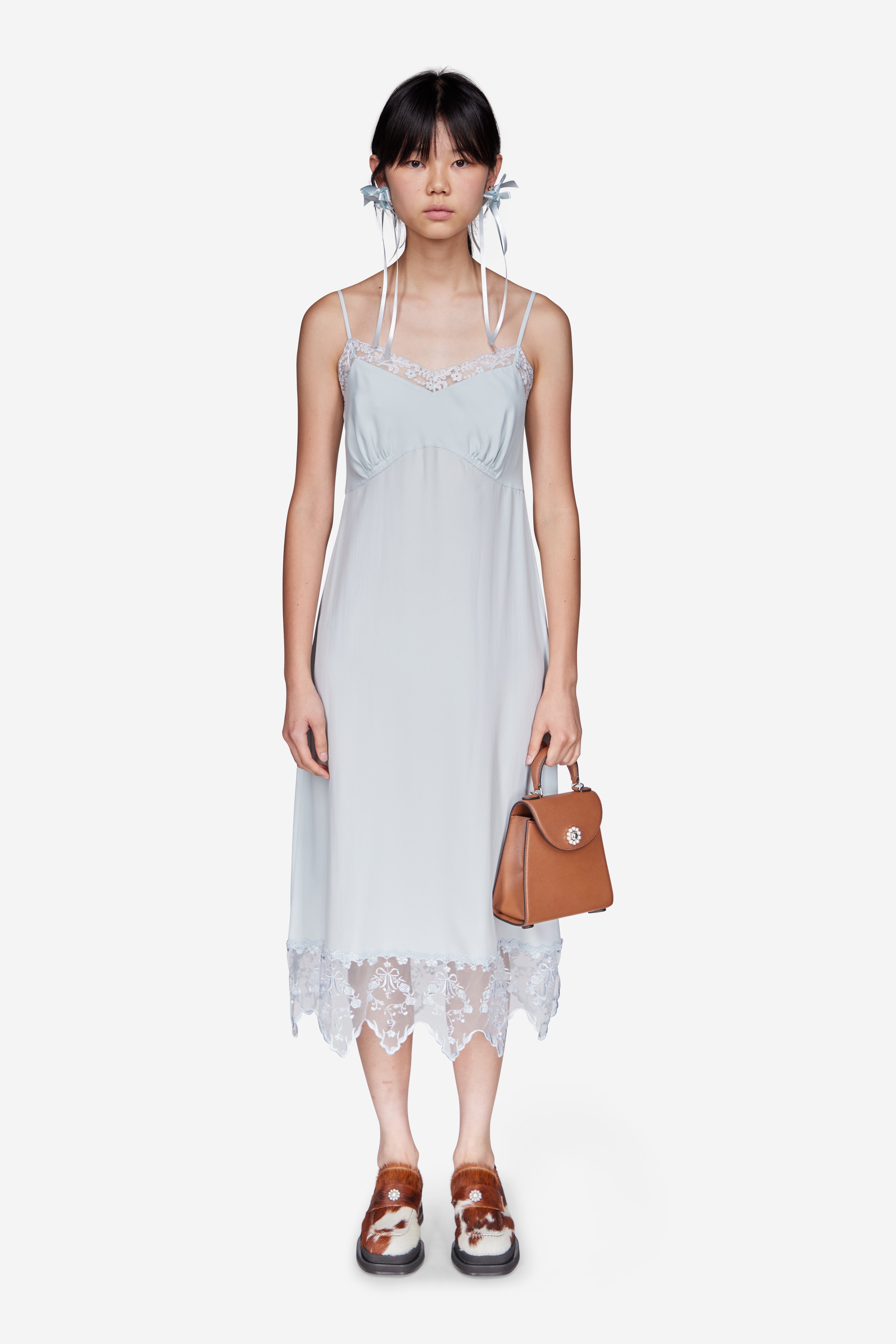 Simone Rocha - Deep Lace Trim Slip Dress – Simone Rocha US