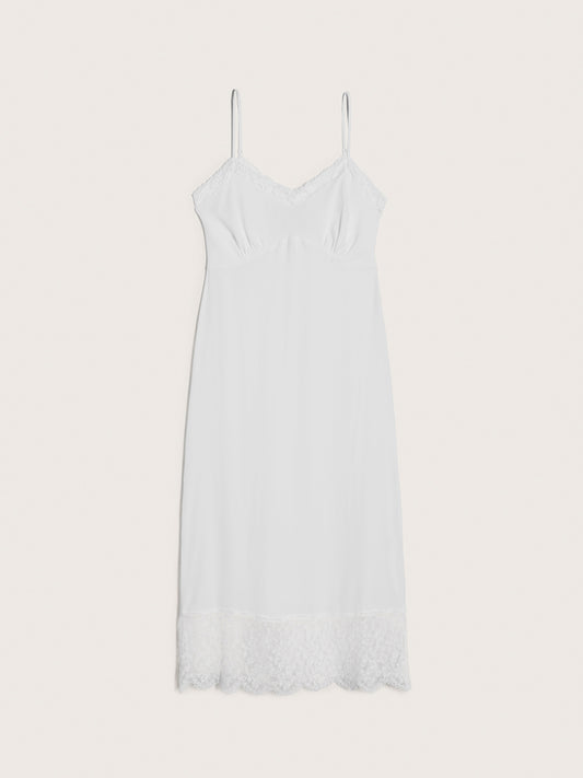 Lace Trim Slip Dress