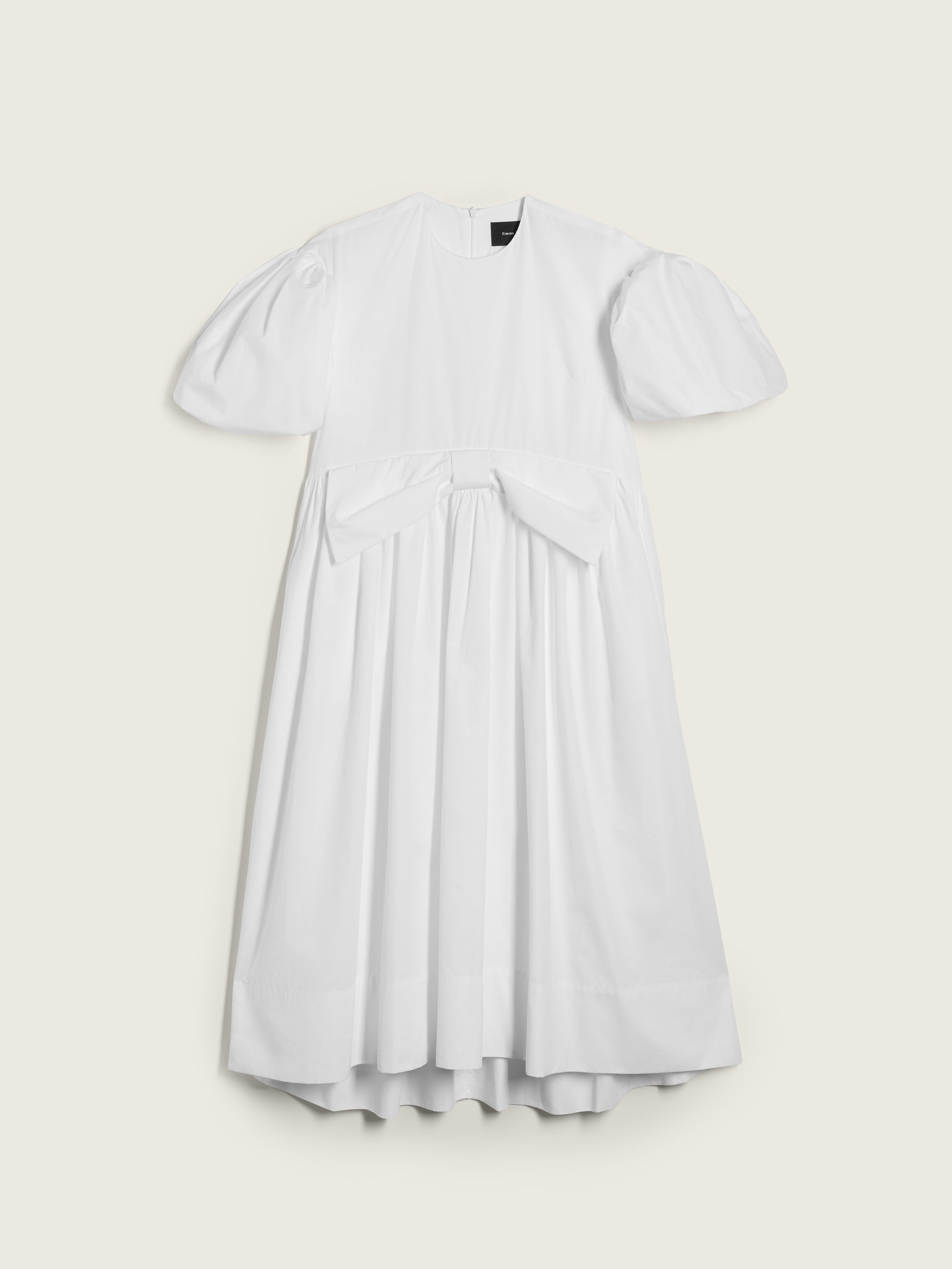 Puff Sleeve Gathered Bow Smock Dress – Simone Rocha US
