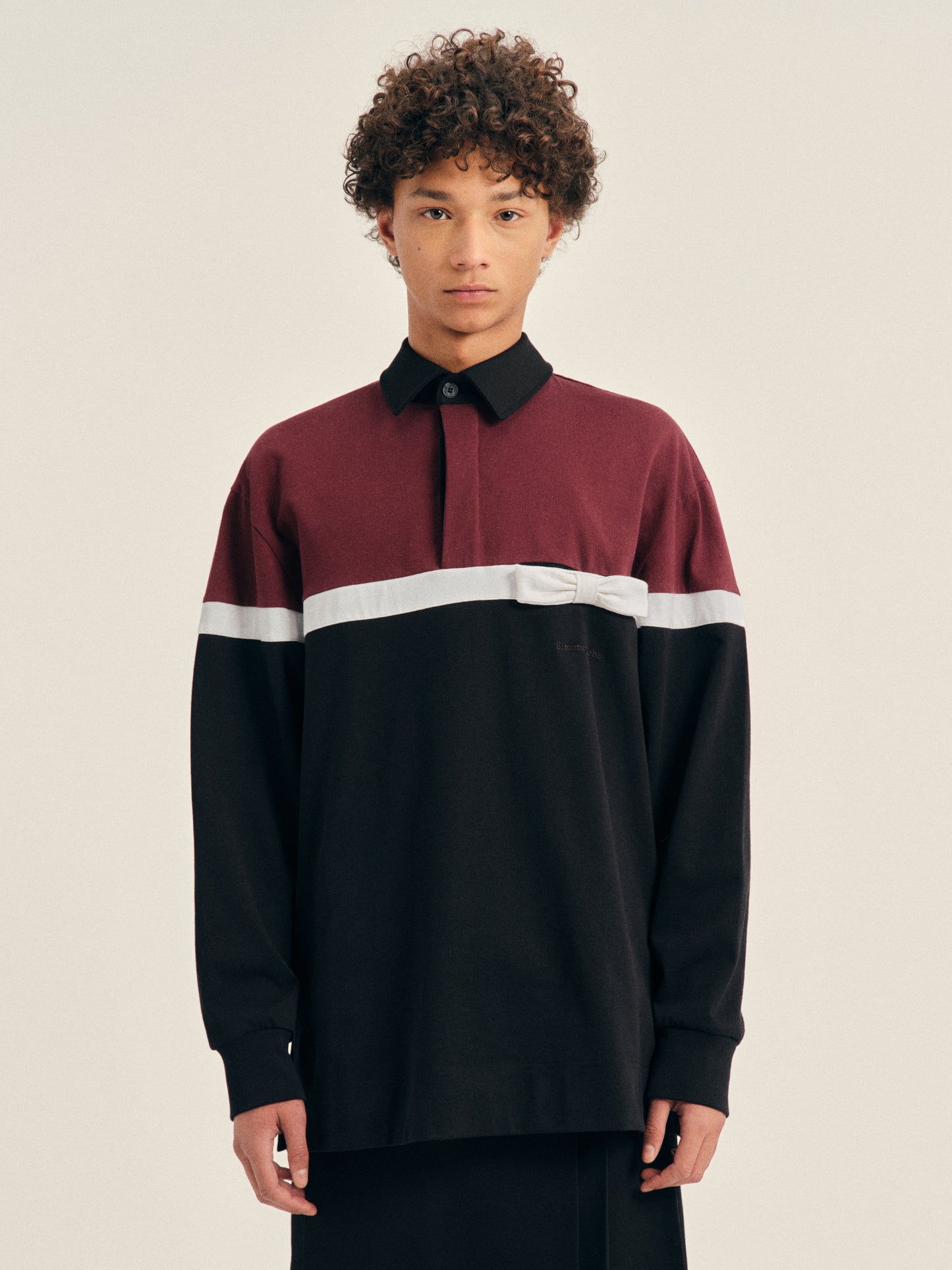 Bow Stripe Rugby Shirt