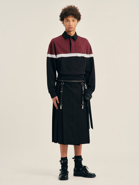 Bow Stripe Rugby Shirt
