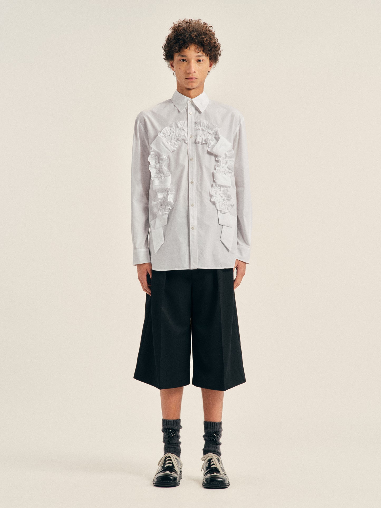 Ruffle Horseshoe Easy Shirt