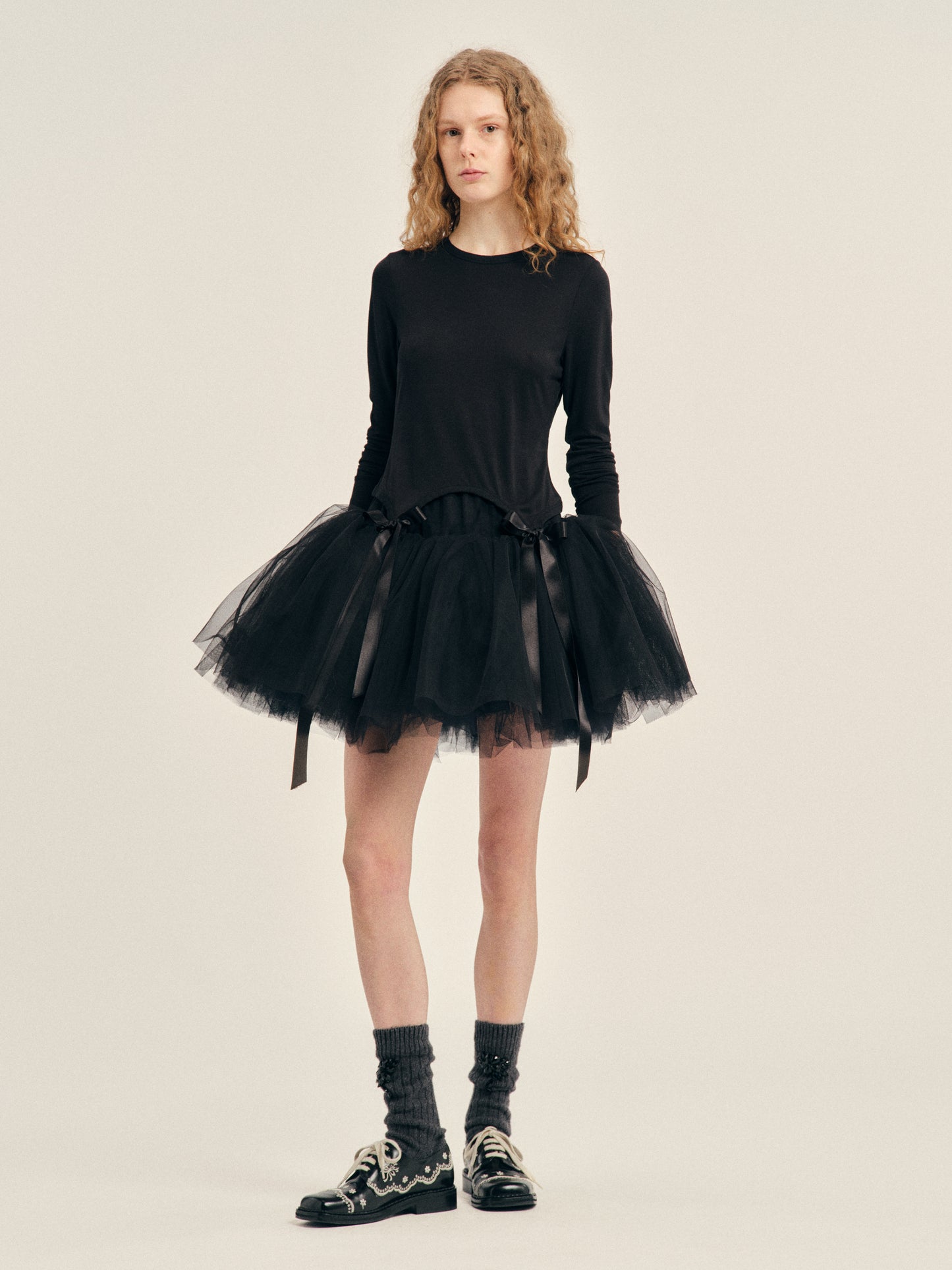 Bow Tail Easy Long Sleeve T-Shirt