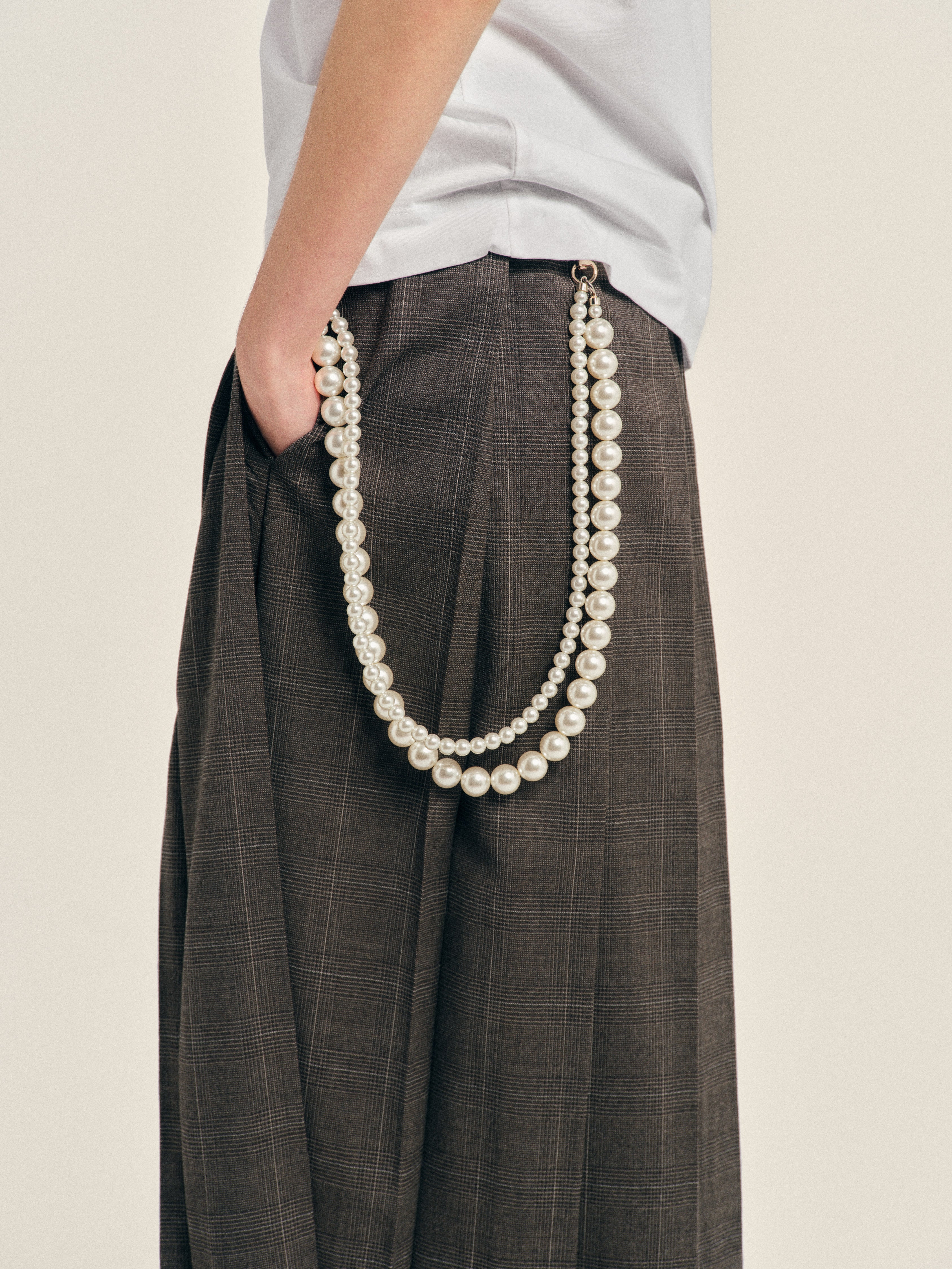 simone rochaバッグストラップ Simone Rocha - Pearl Bag Strap – Simone Rocha US
