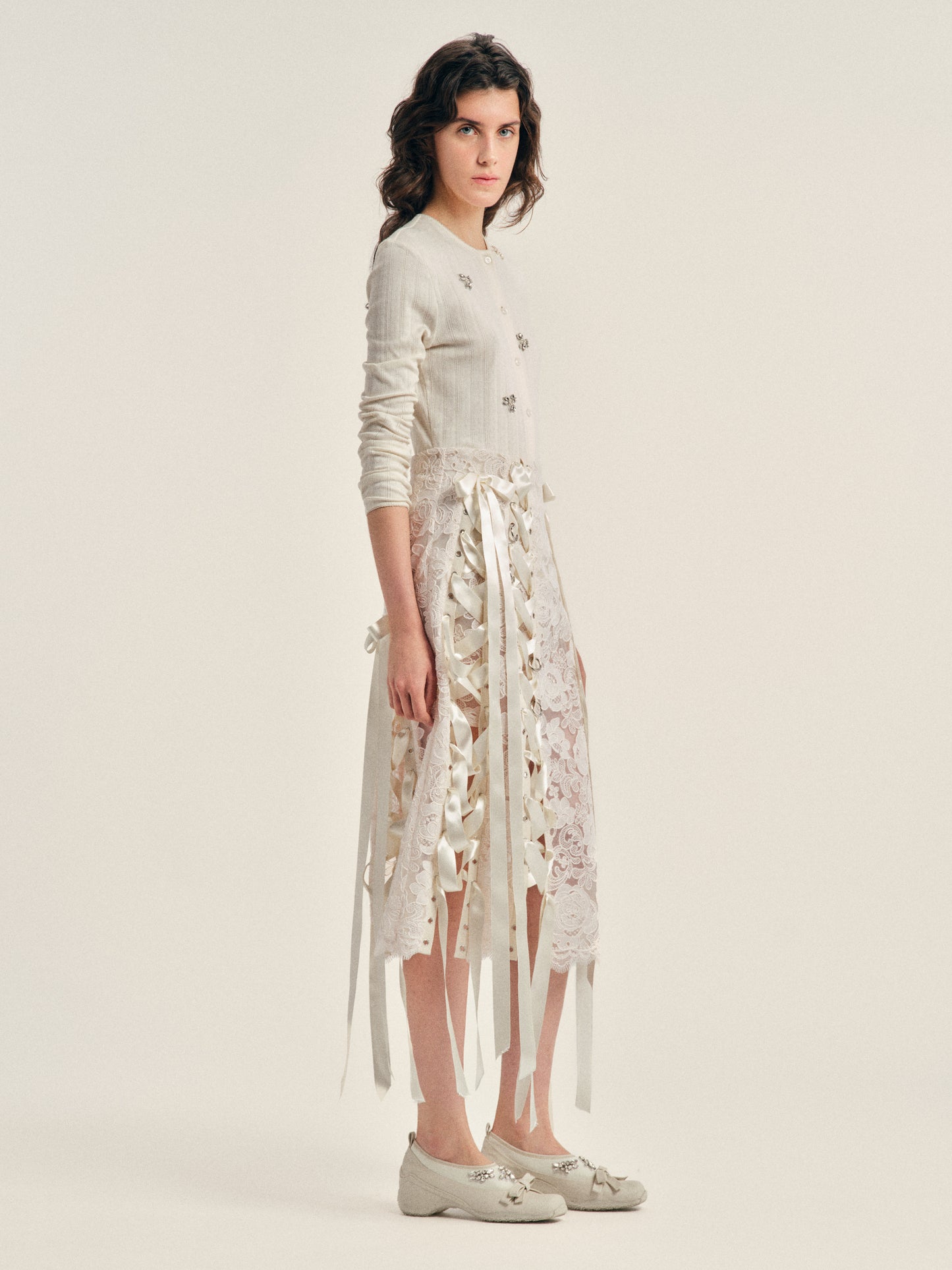 Unraveling Ribbon Ring Skirt