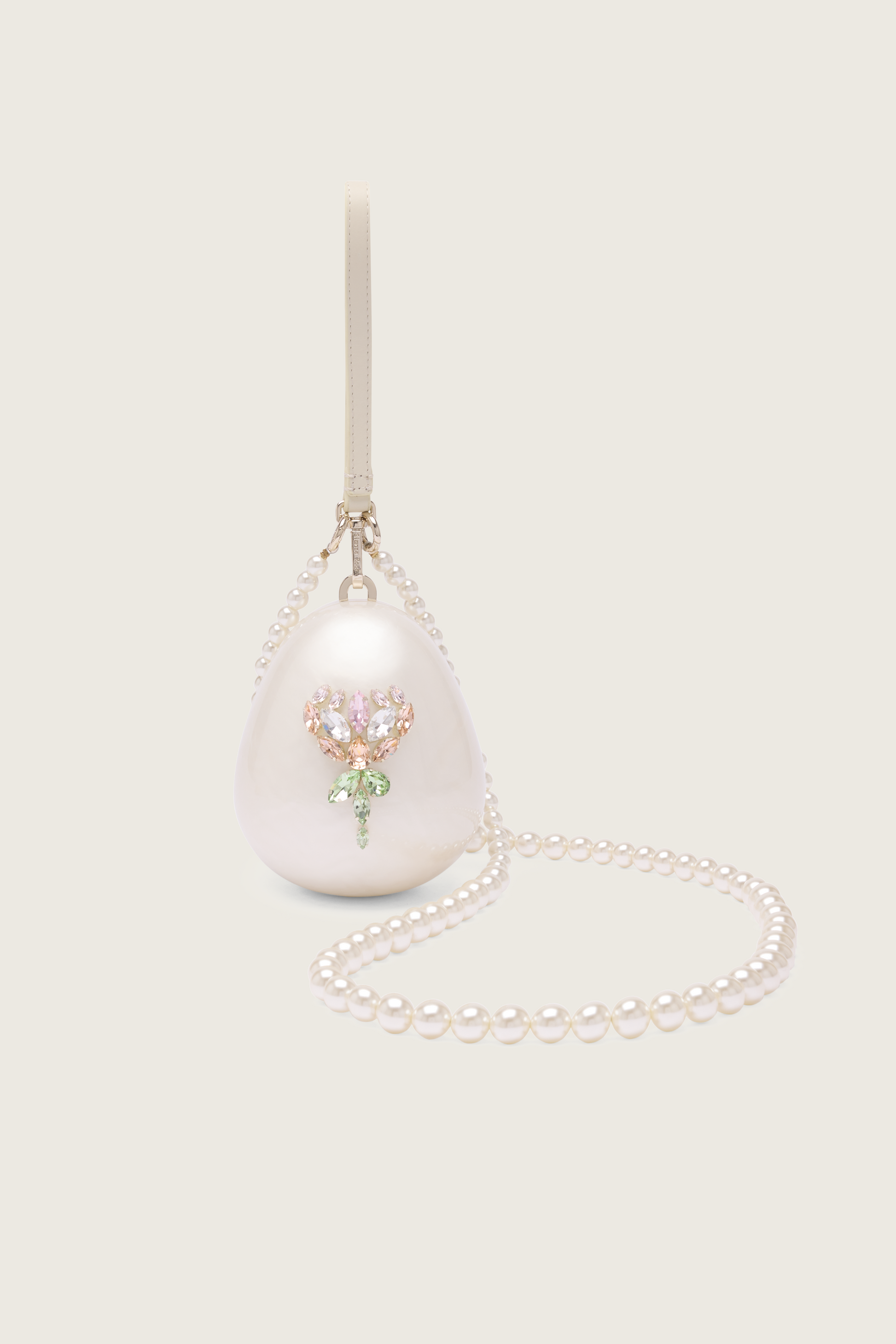 Simone Rocha Embellished Flower Micro Pearl Egg Bag – Simone