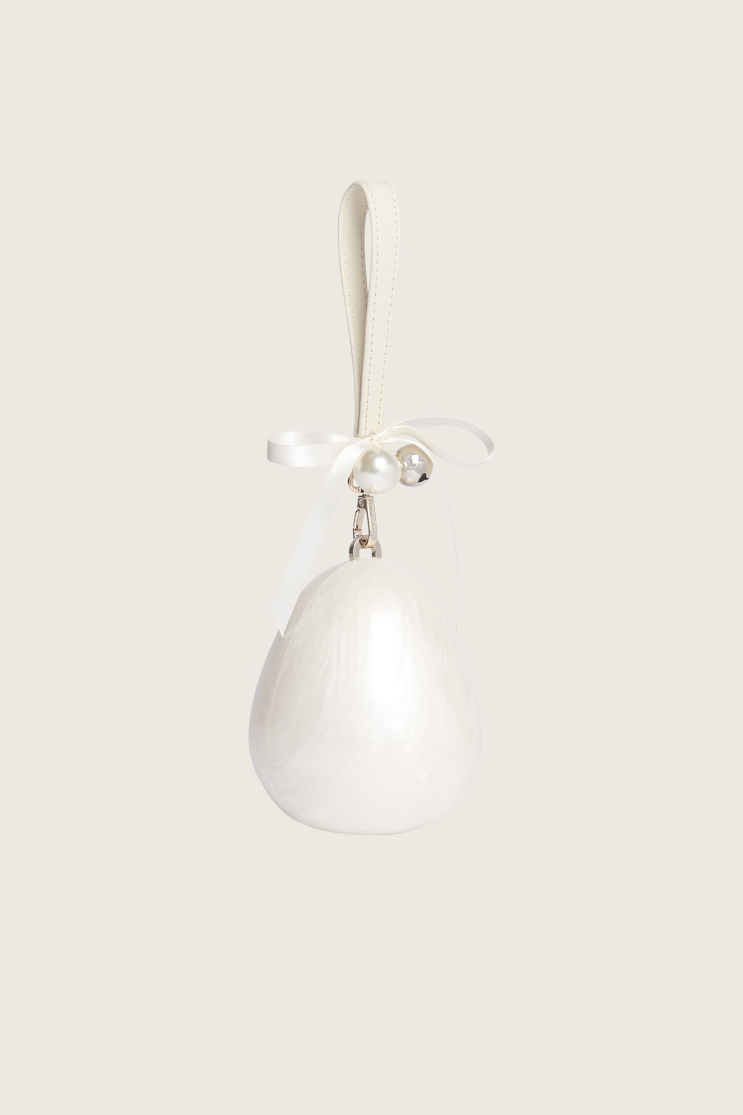 Bell Charm Micro Pearl Egg Bag