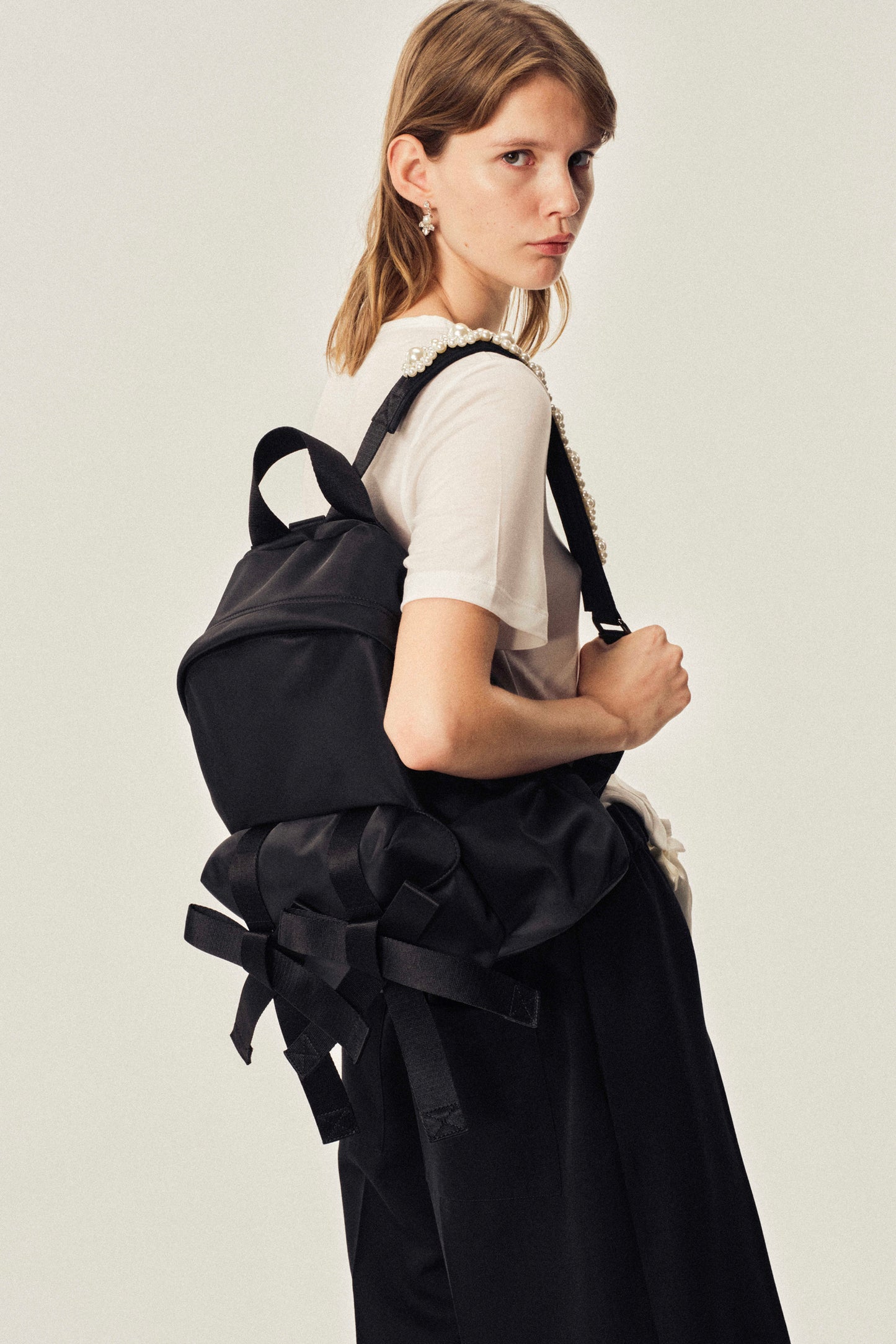 Beaded Utility Bow Backpack