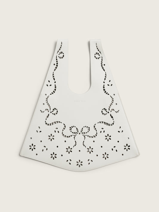 Mini Lasercut Lace Shopper Bag