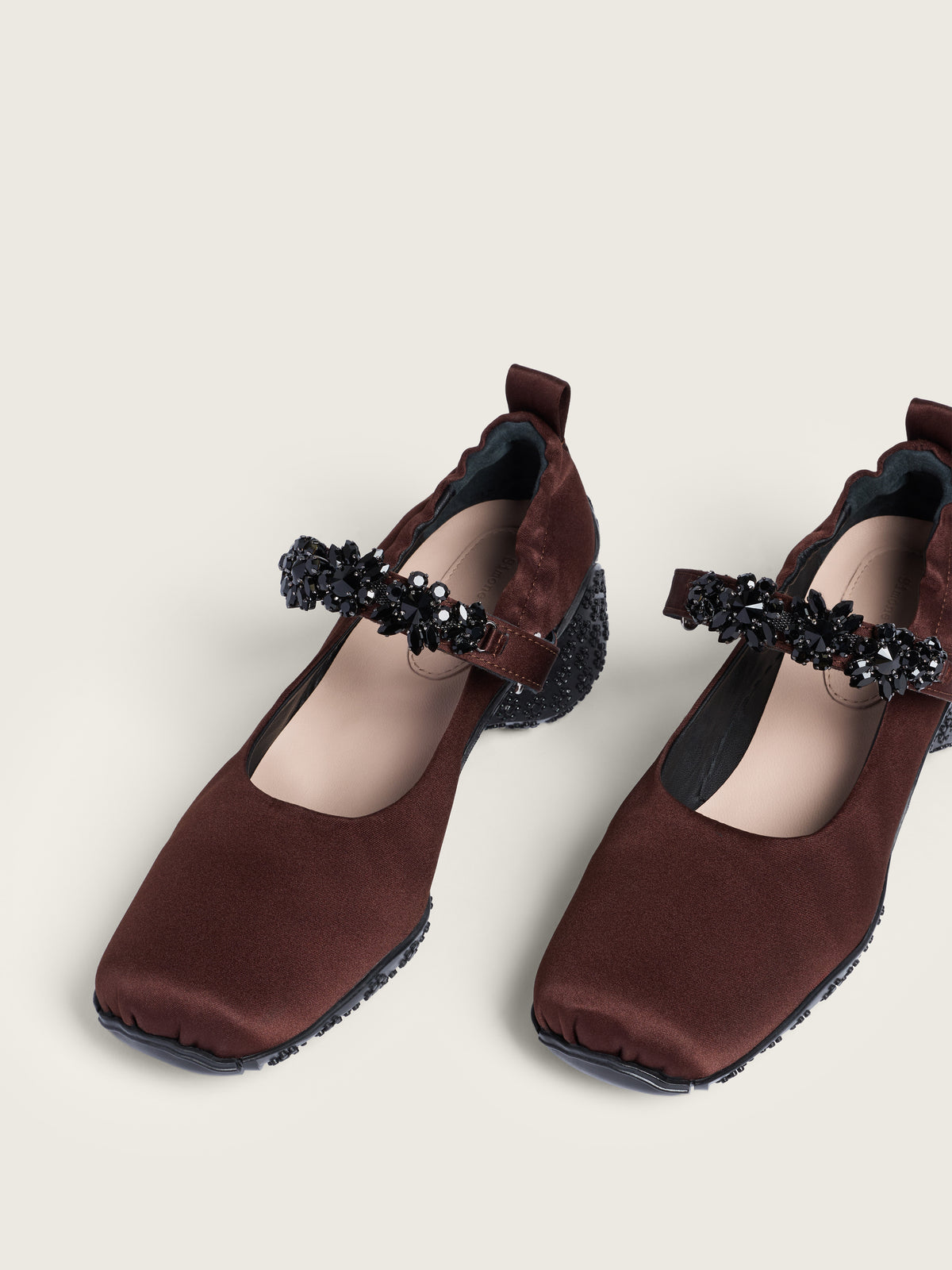 Turbo Embellished Satin Ballet Runner