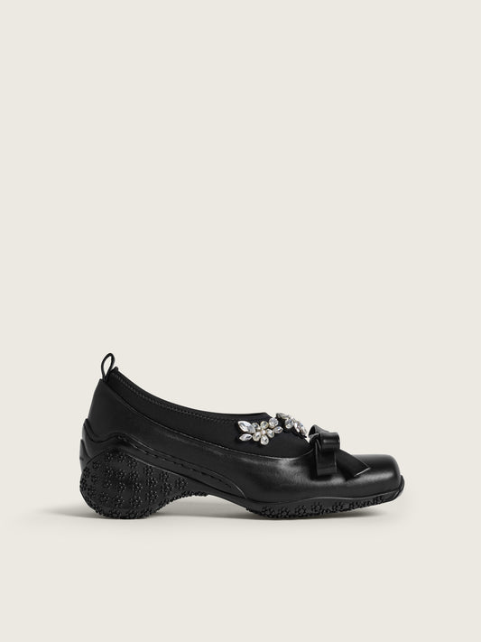 Embellished Bow Ballet Runner