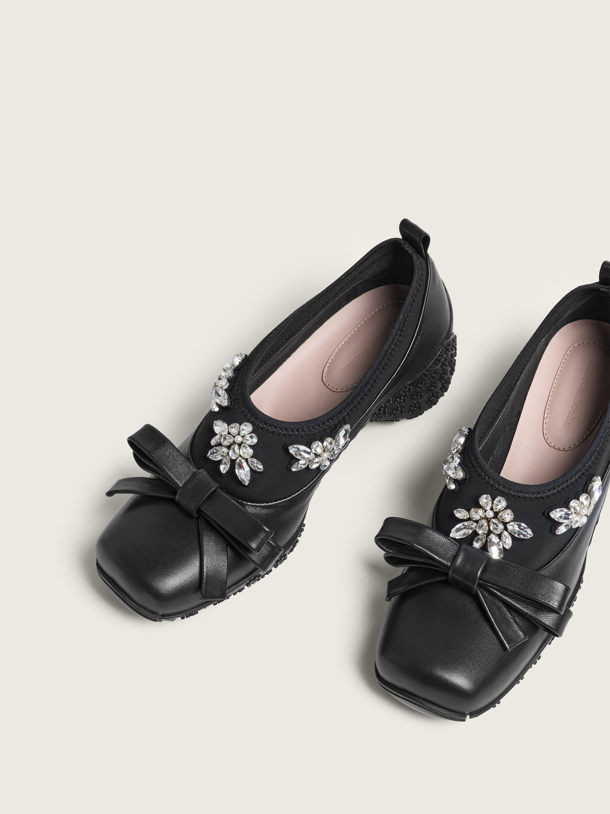 Embellished Bow Ballet Runner