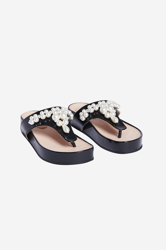 Beaded Thong Sandals