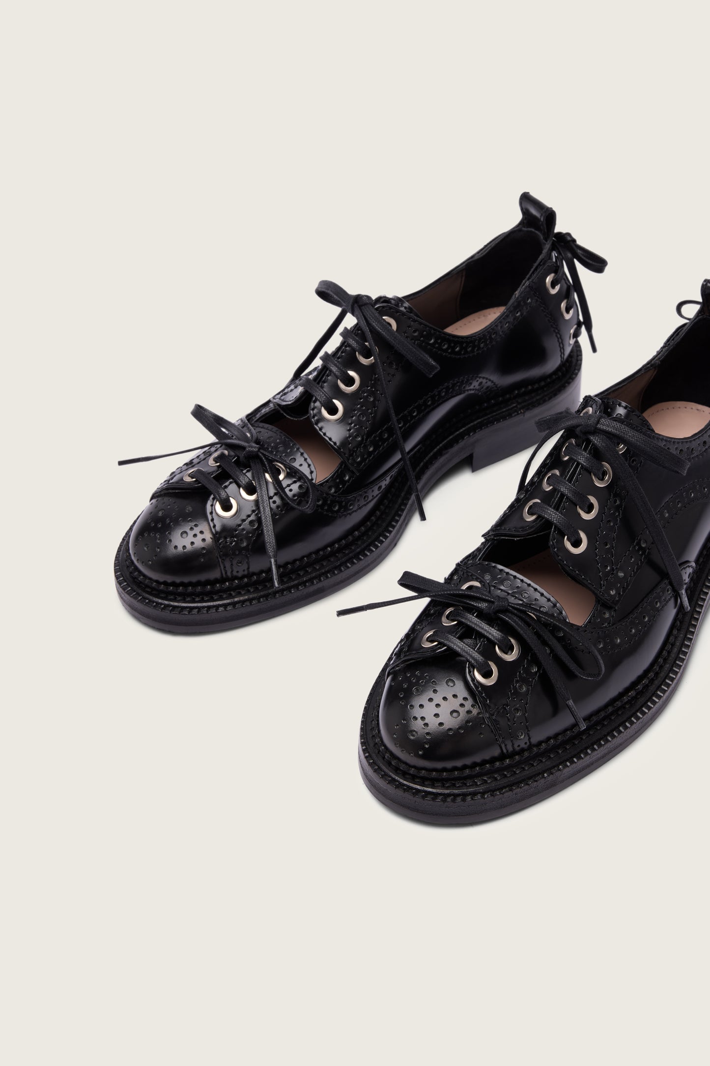 Multi-Lace Cutout Brogue