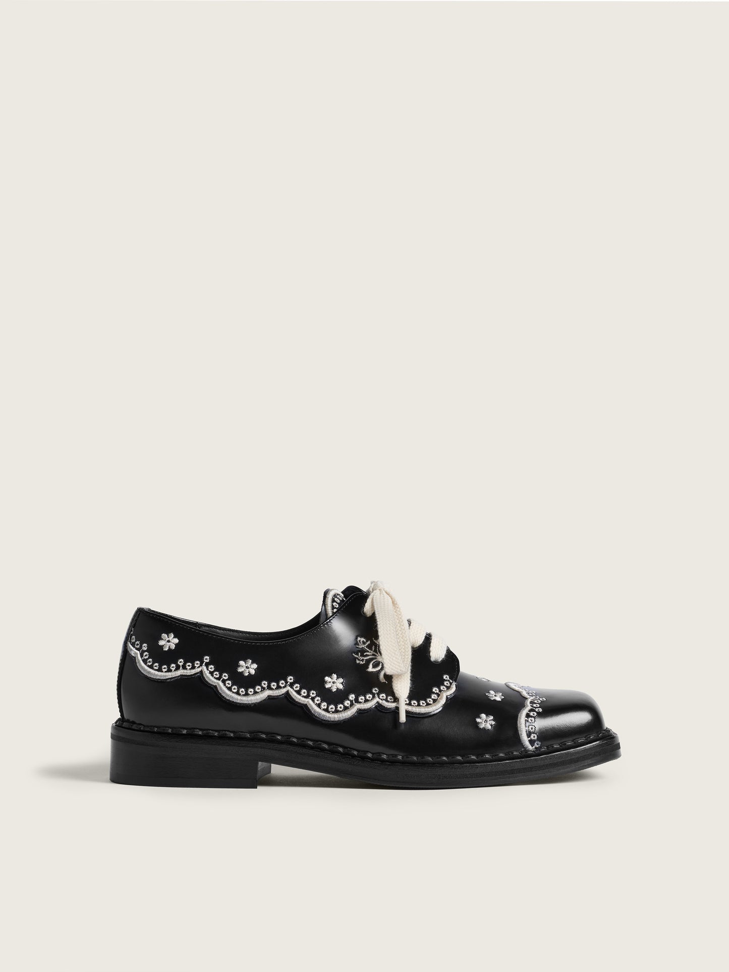 Floral Lace Brogue