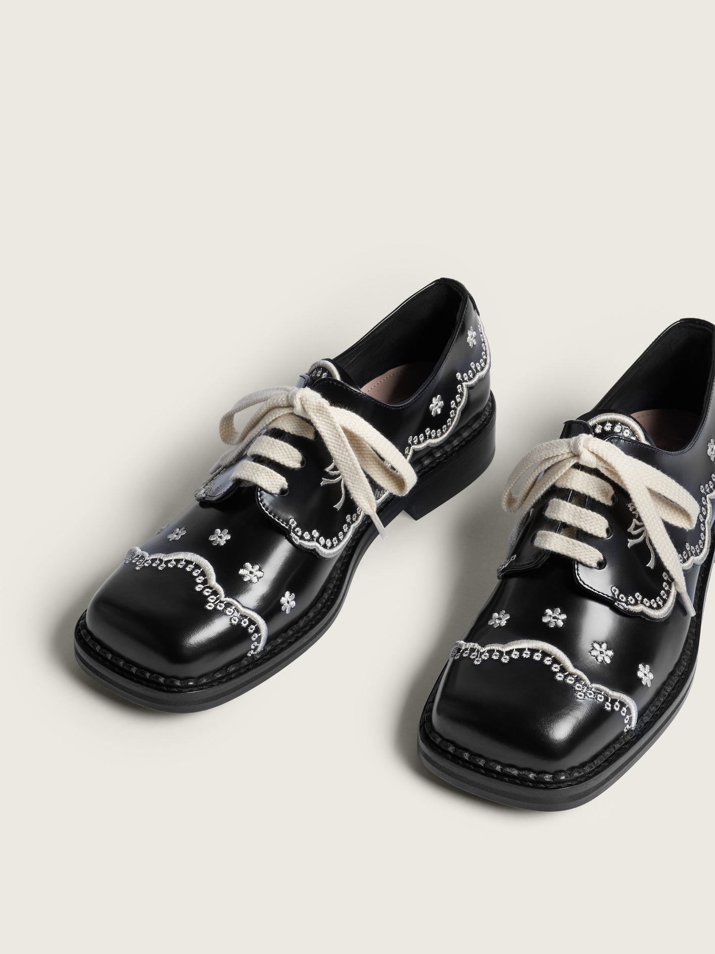 Floral Lace Brogue