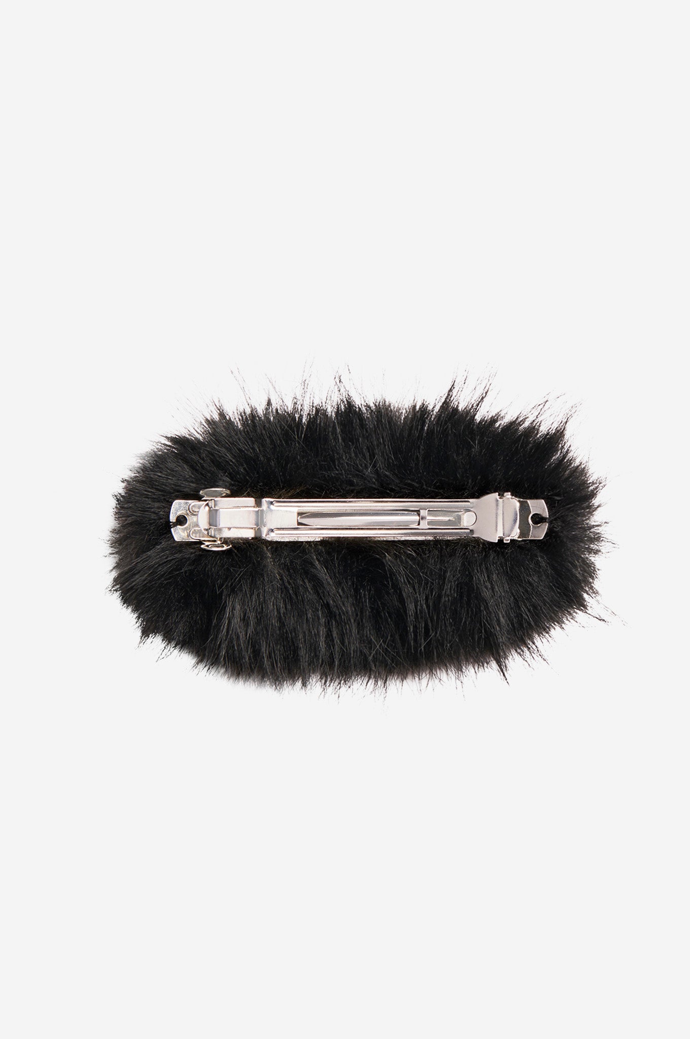 Furry Crystal Hair Clip