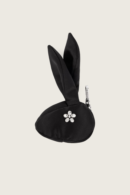 Satin Hare Coin Purse Bag Charm