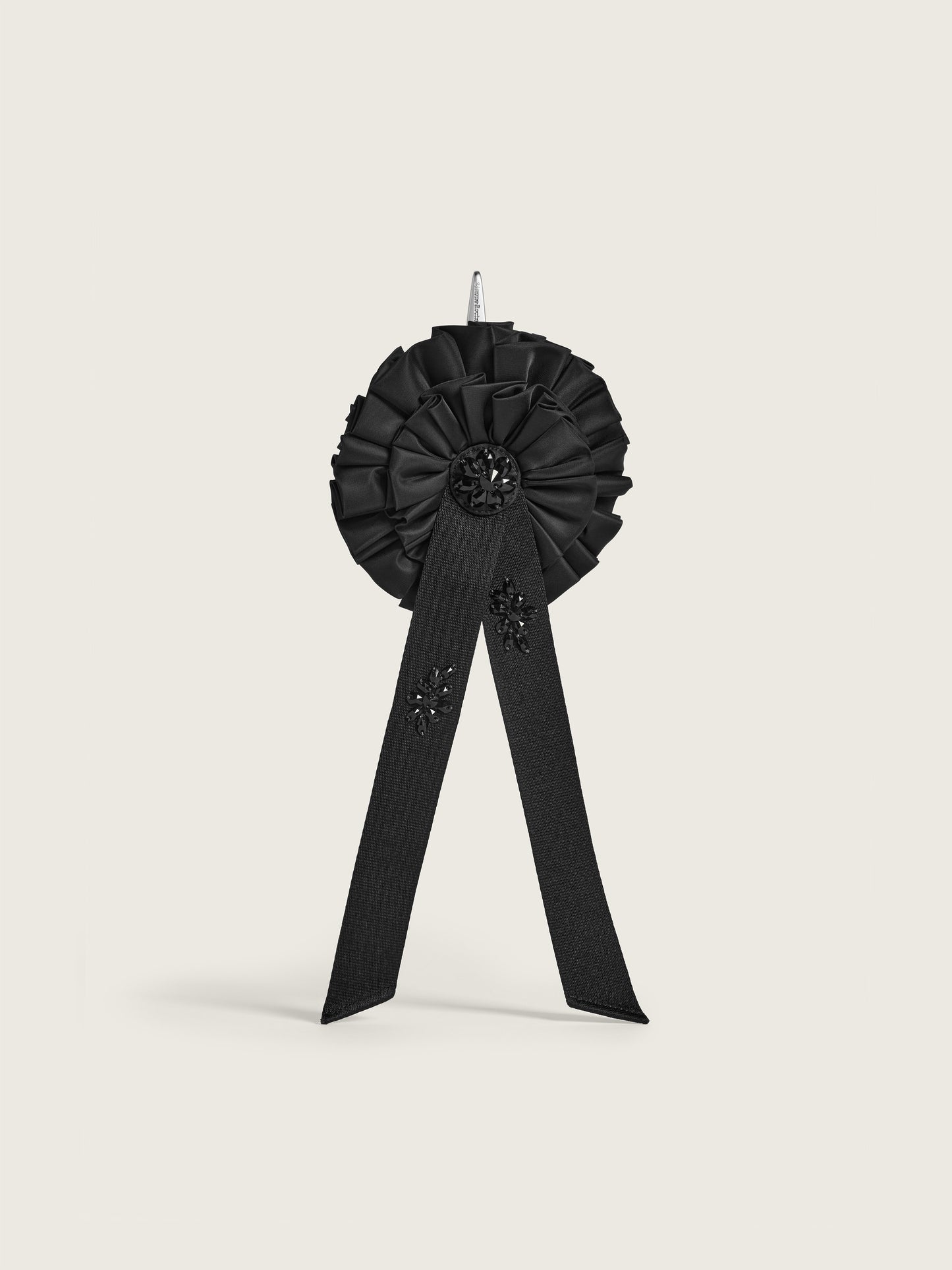 Embellished Ribbon Rosette Coin Purse