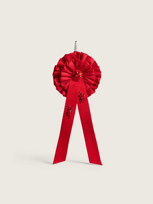 Embellished Ribbon Rosette Coin Purse