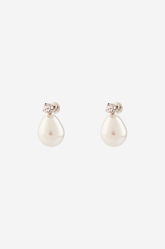 Pearl Egg Stud Earrings