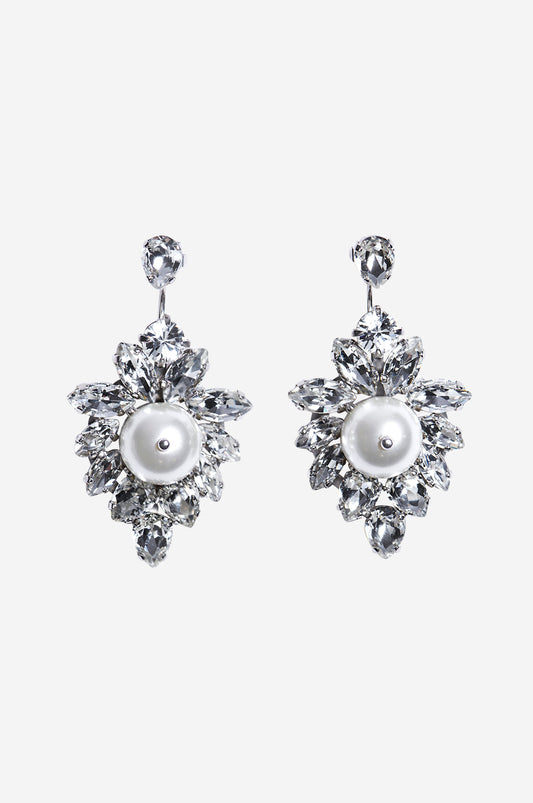 Crystal Crest Earrings