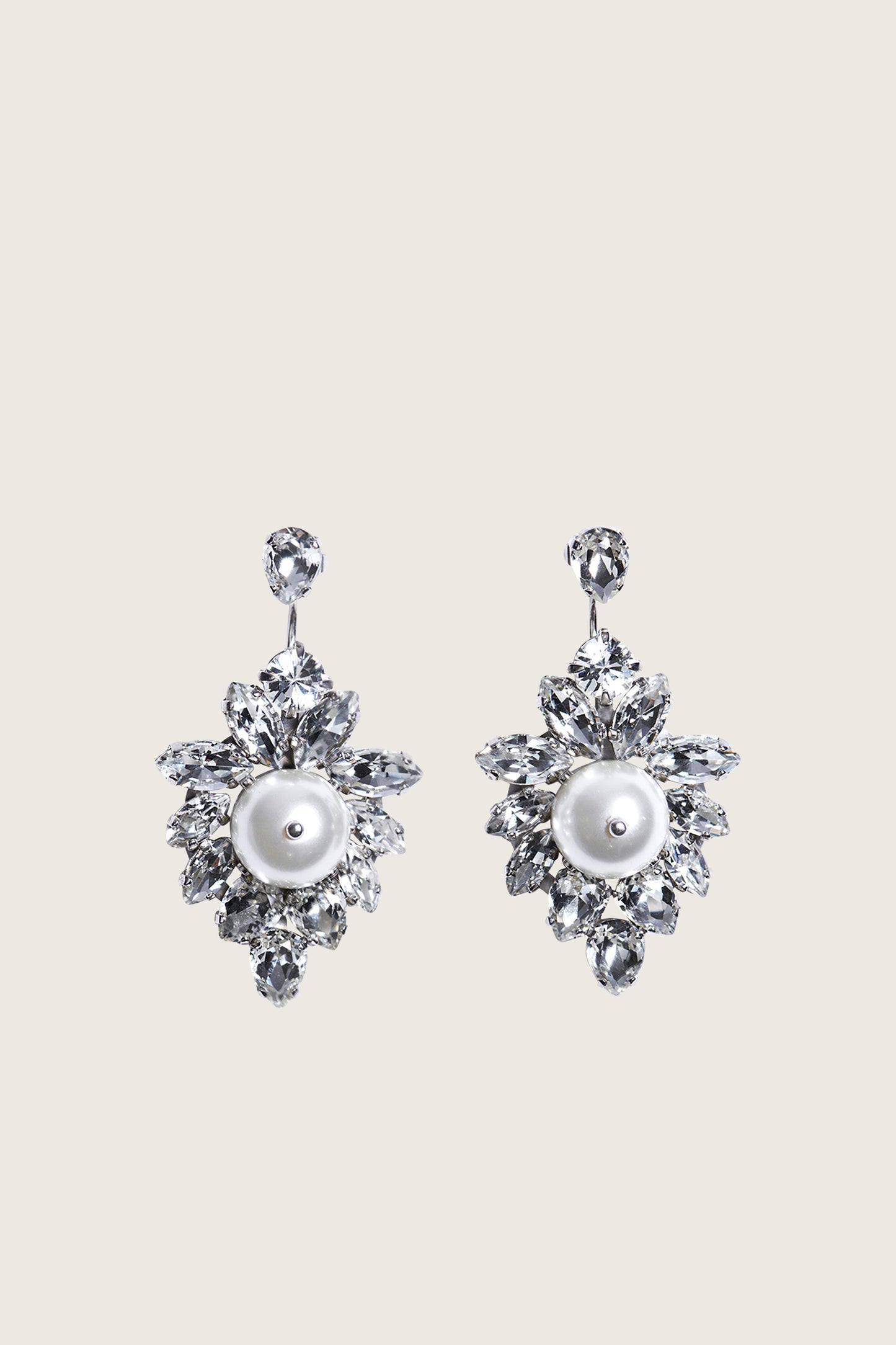 Crystal Crest Earrings