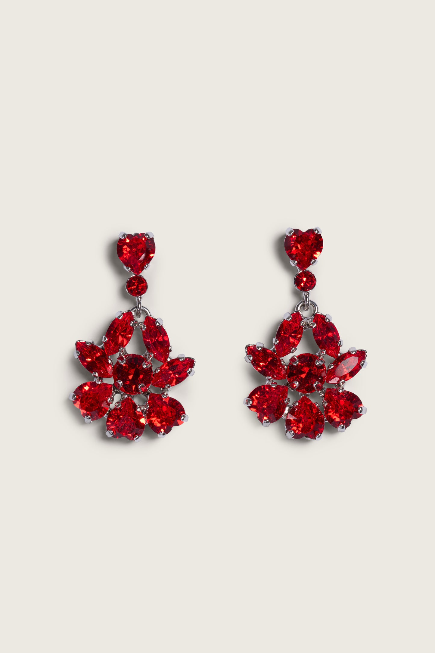 Heartbloom Drop Earrings