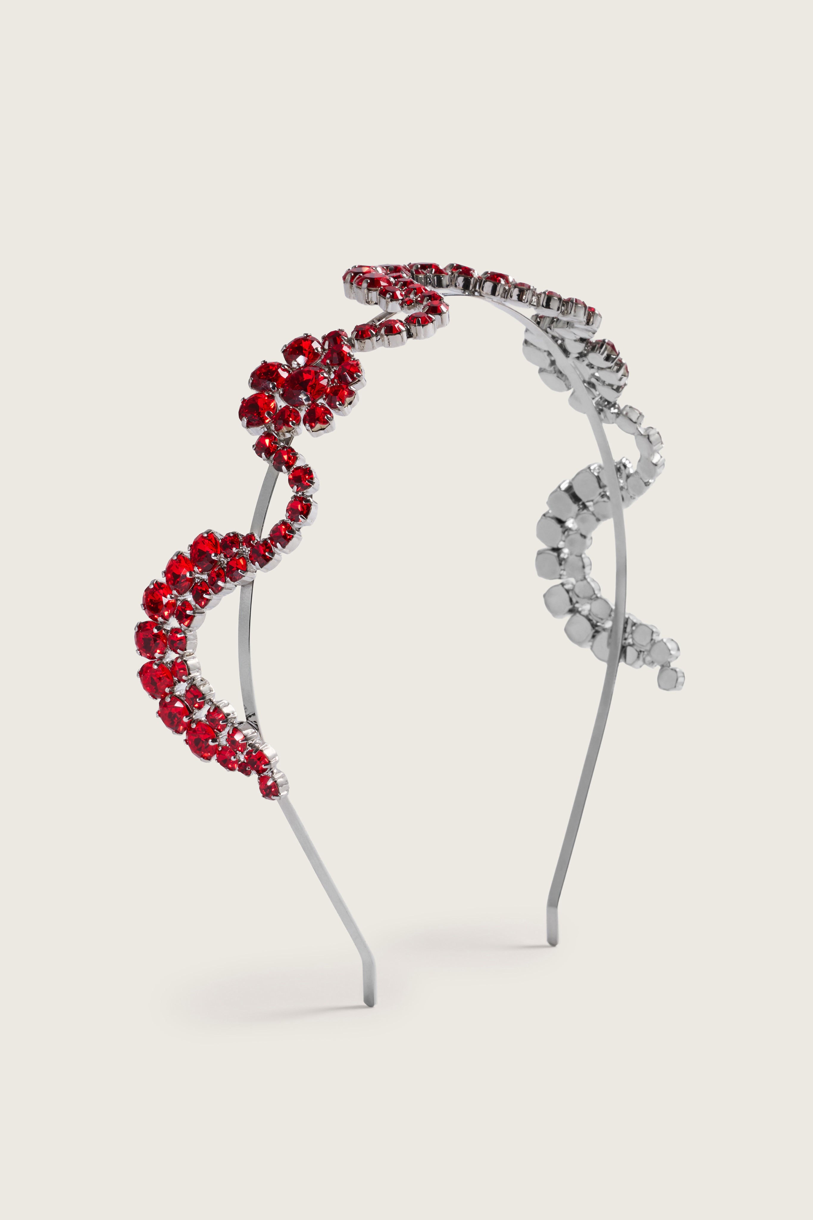 simone rocha ×  ビーズカチューシャ Simone Rocha - Embellished floral headband Simone Rocha ヘアアクセサリー