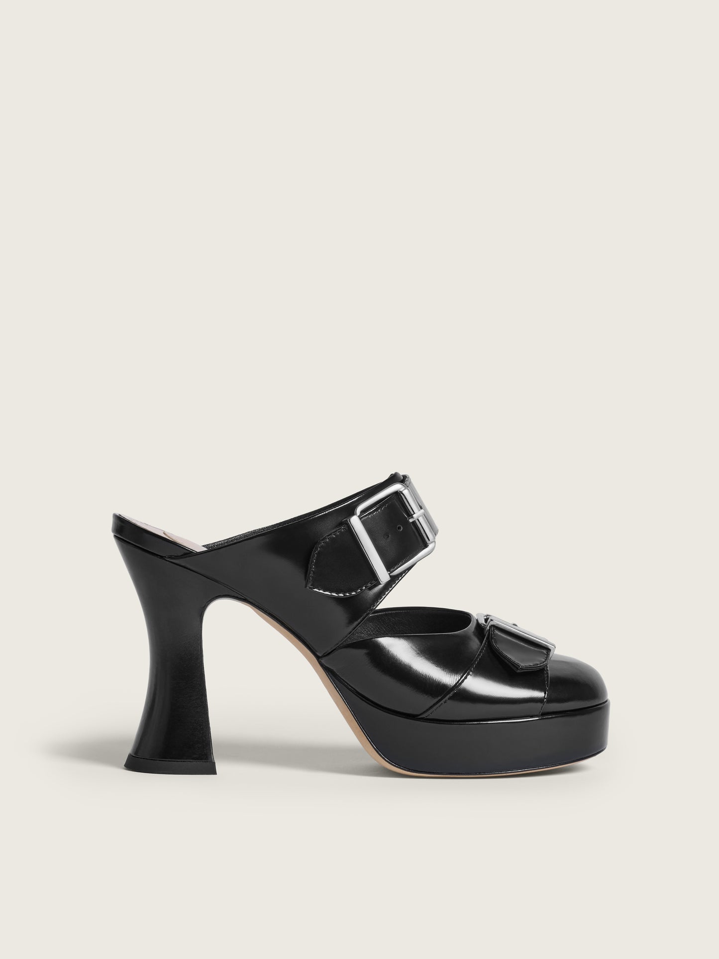 Buckle Sculpt Heel