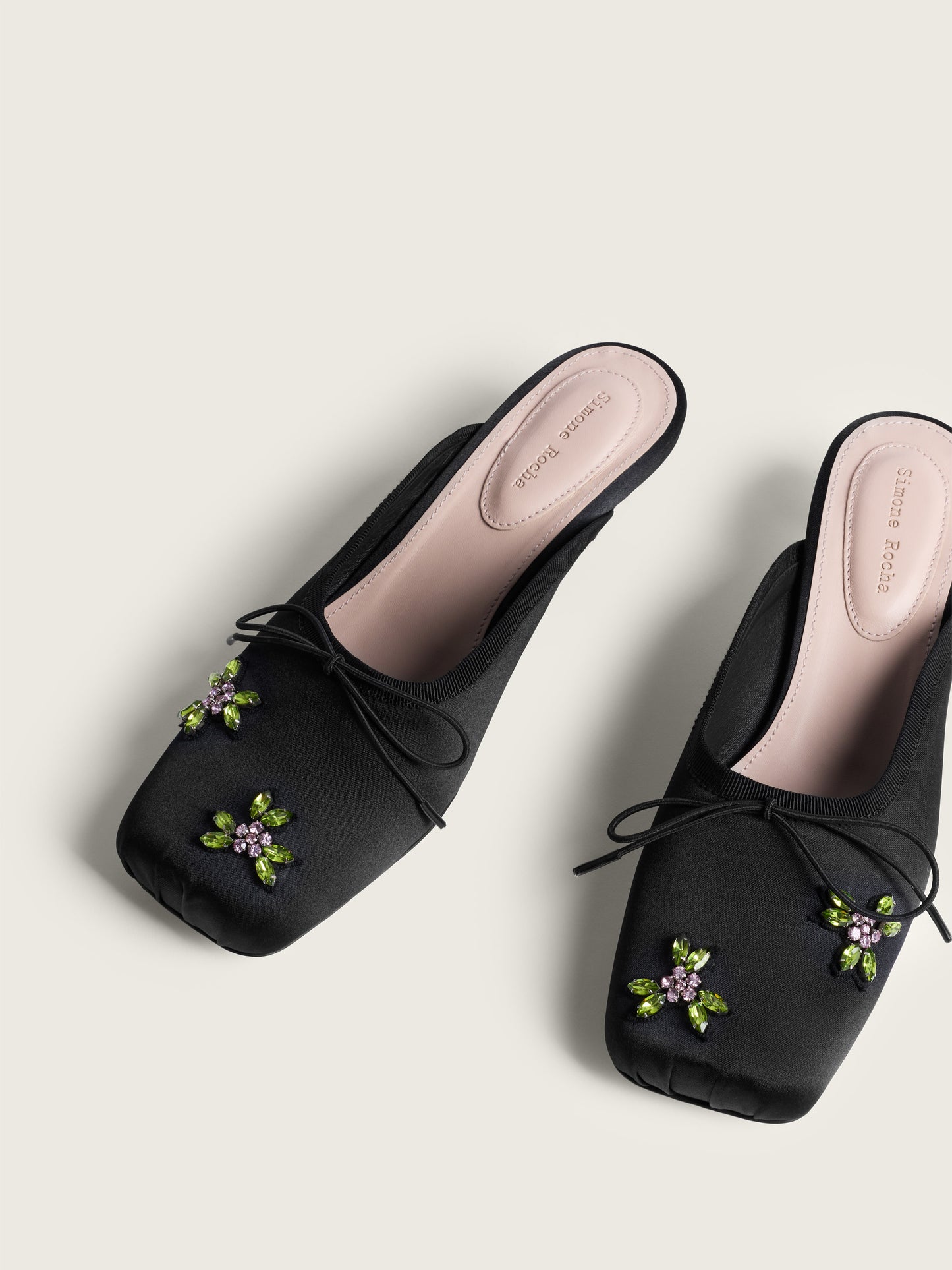Embellished Pointe Mule Heel