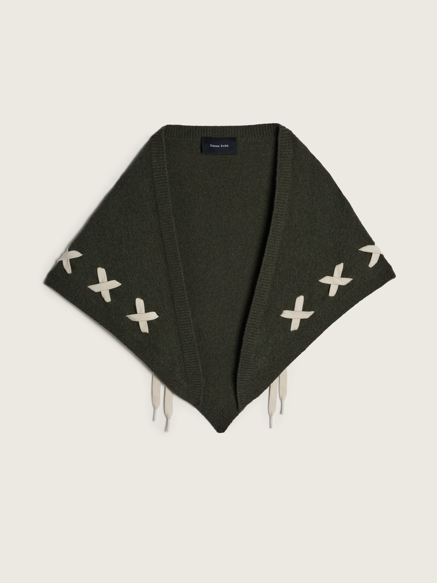 Merino Lace Up Neckerchief
