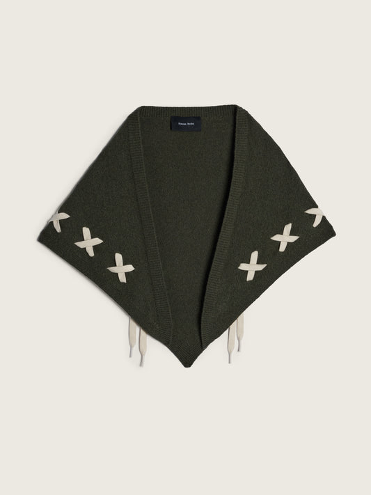 Merino Lace Up Neckerchief