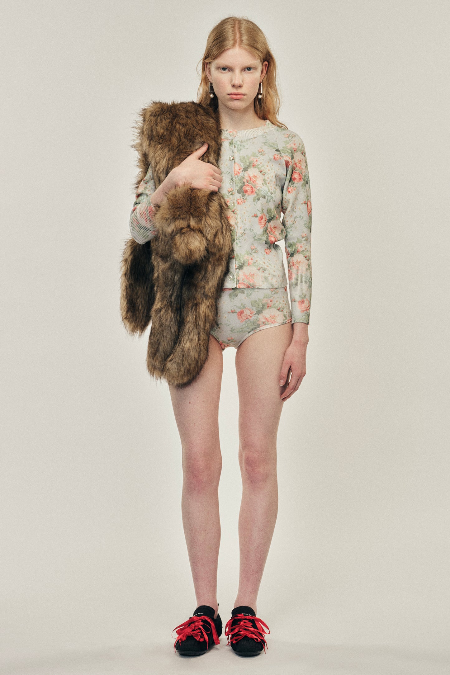 Floral Knit Briefs