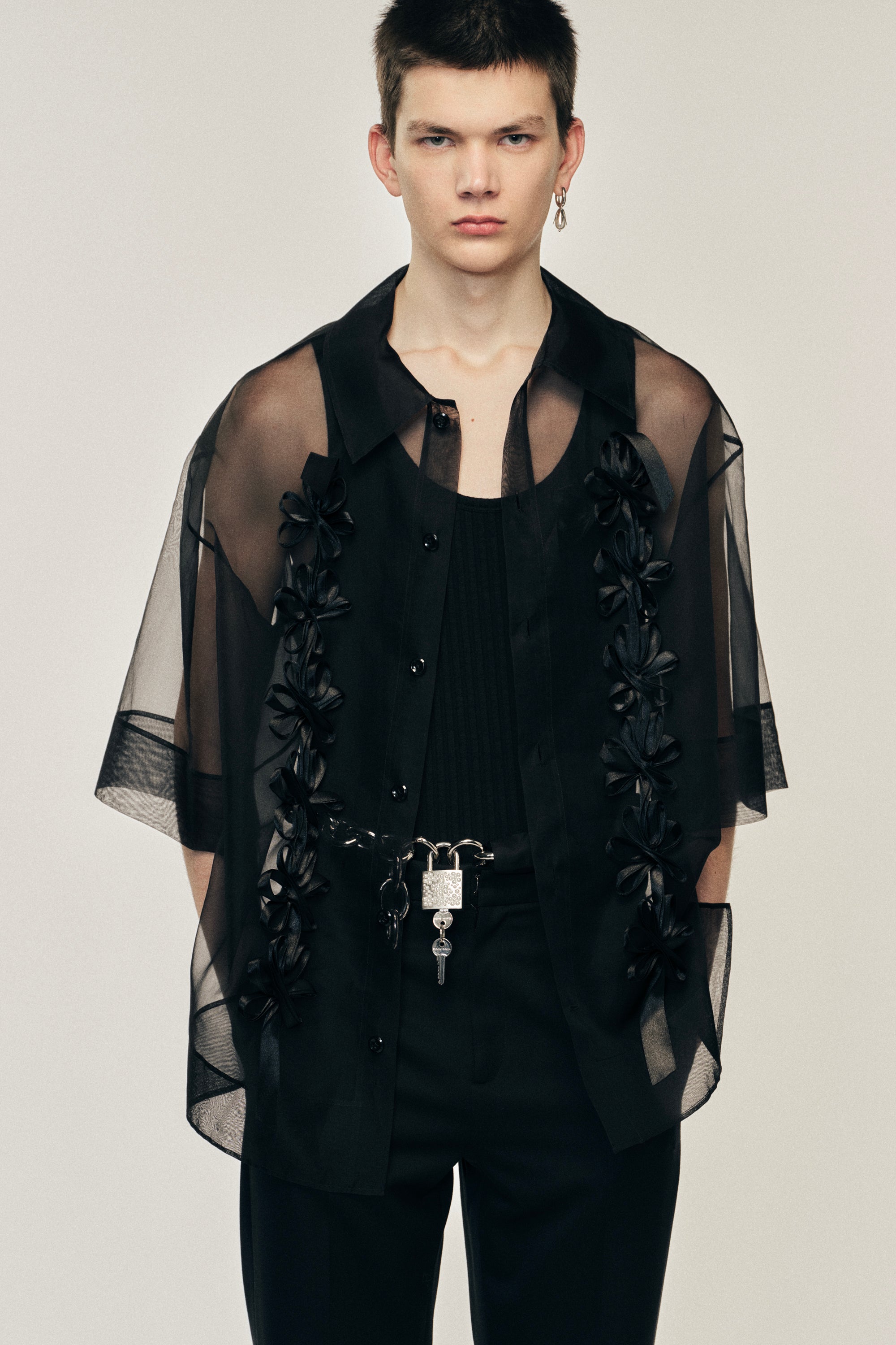 Daisy Ribbon Chain Boxy Shirt – Simone Rocha US