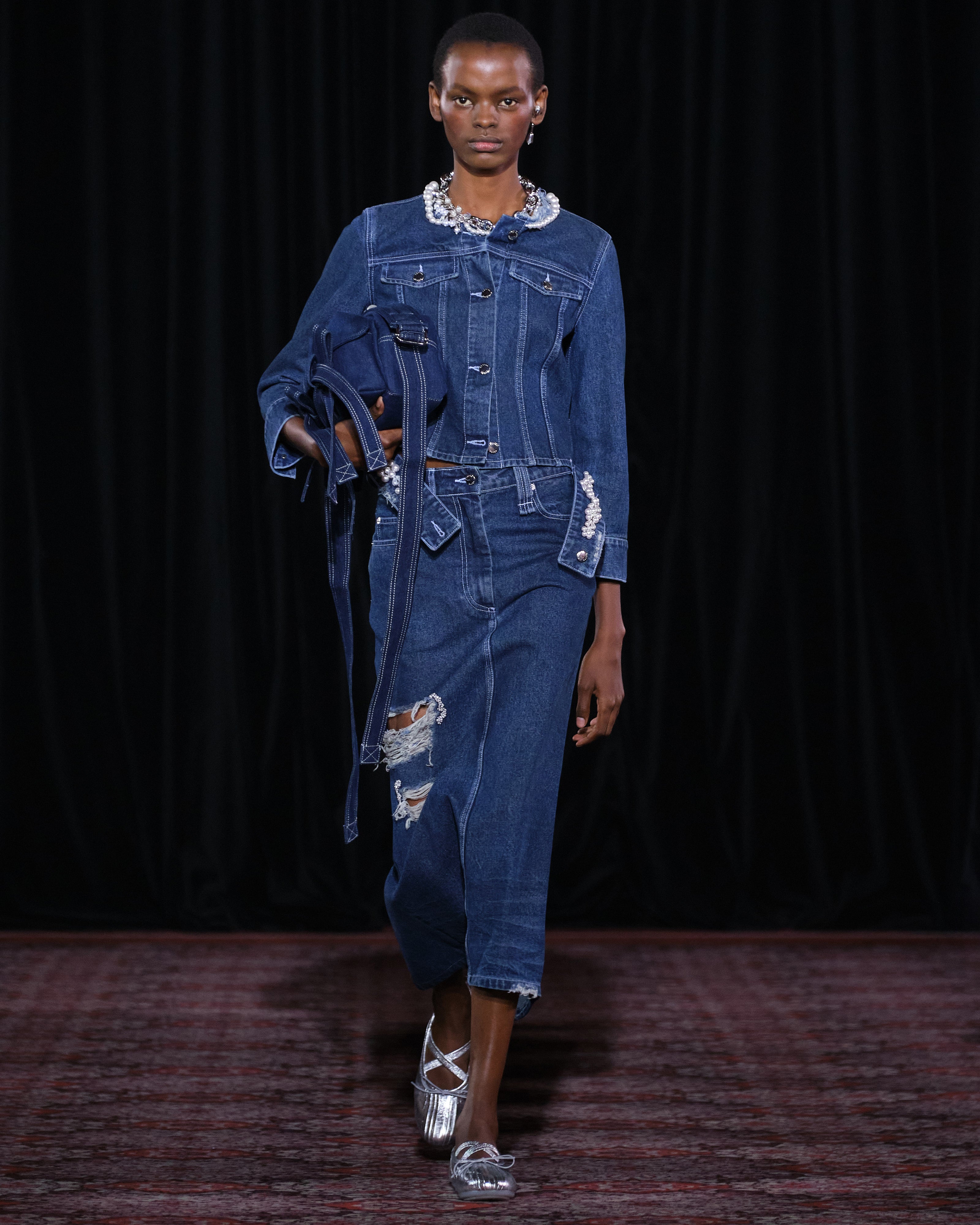 Simone Rocha 紺色　SS2021 UK10 Spring/Summer 2021 Collection – Simone Rocha
