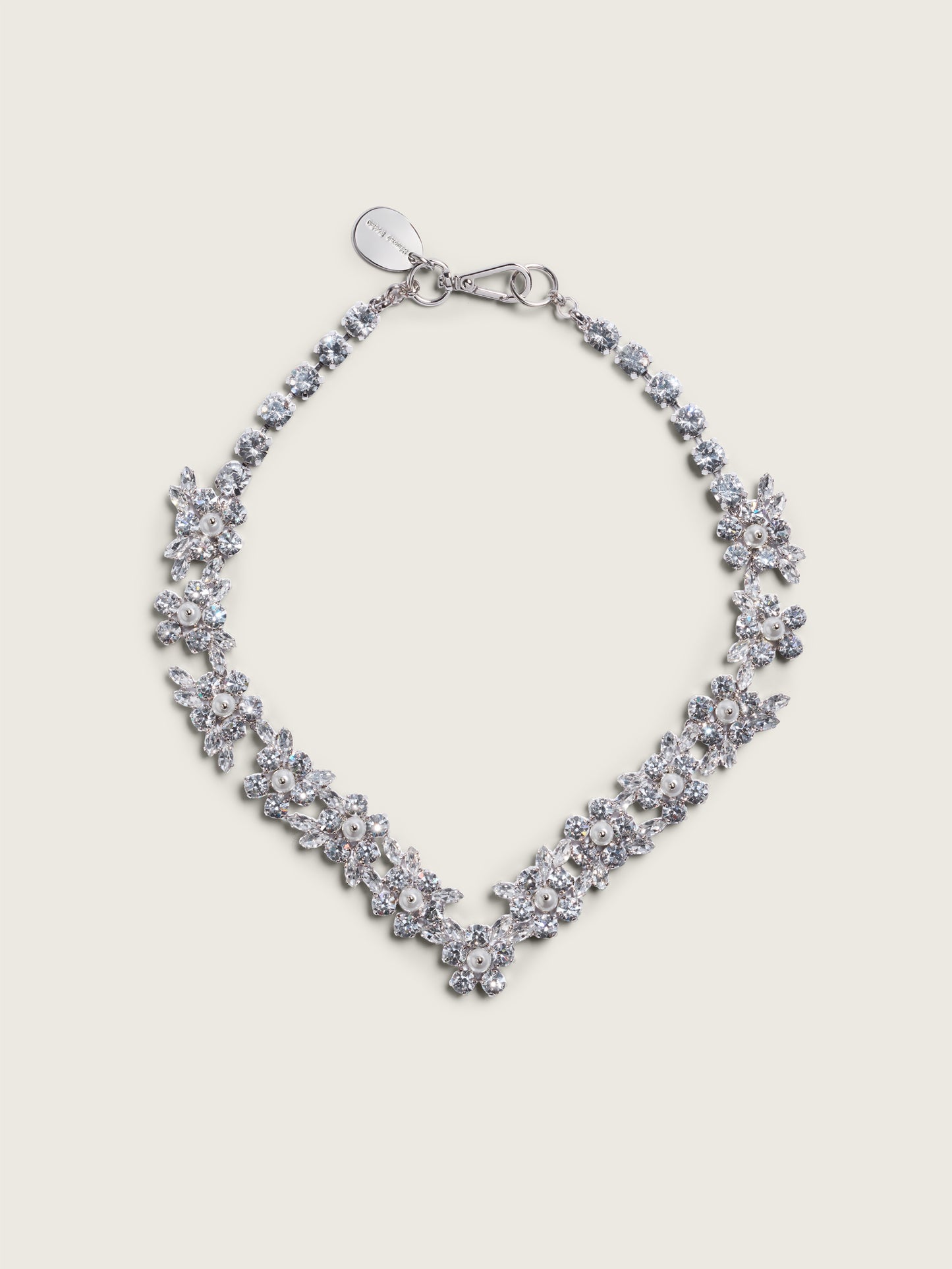 V-Line Floral Necklace
