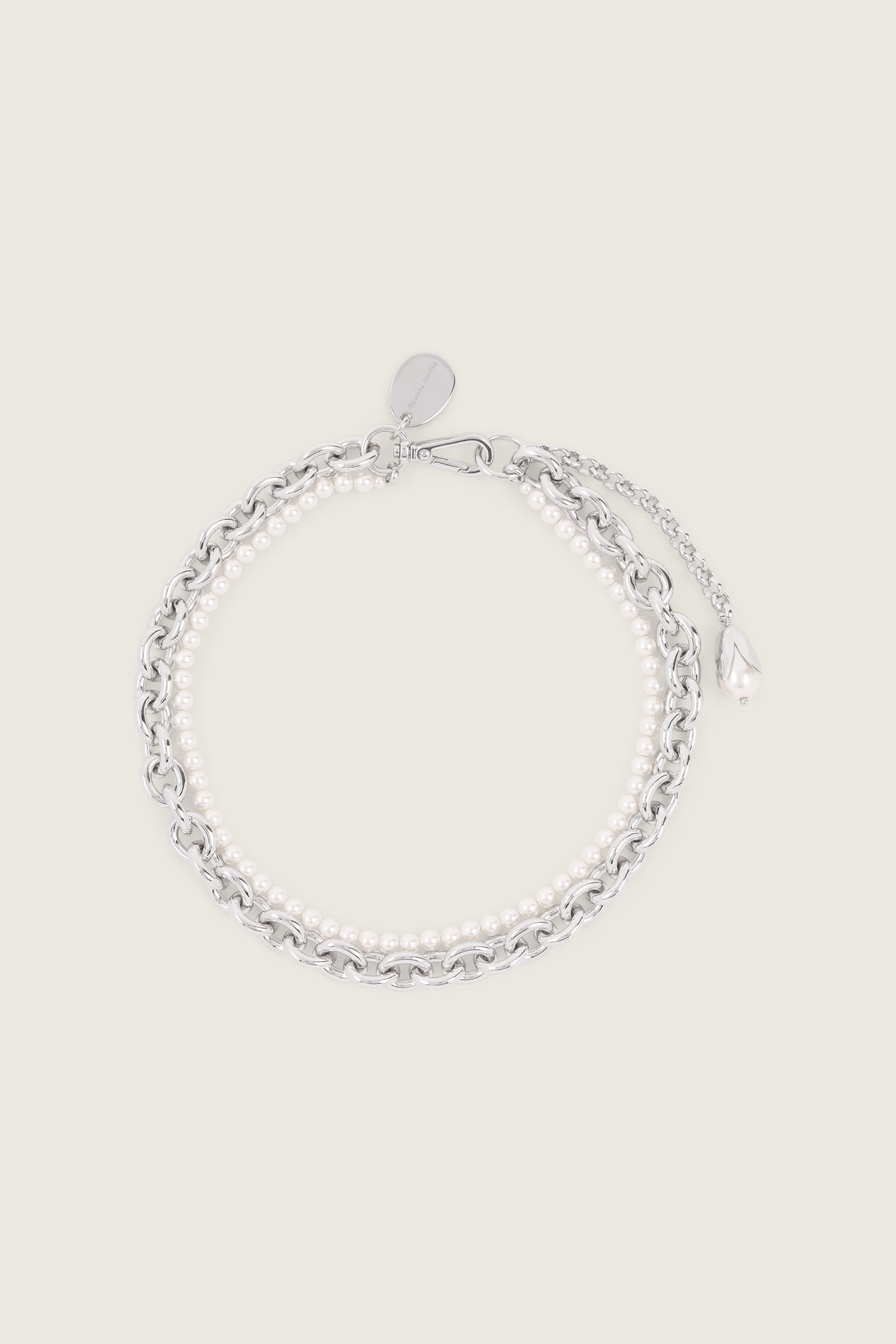 【関税込み】Simone Rocha ホワイト Legato パールネックレス Simone Rocha - Legato Pearl Necklace