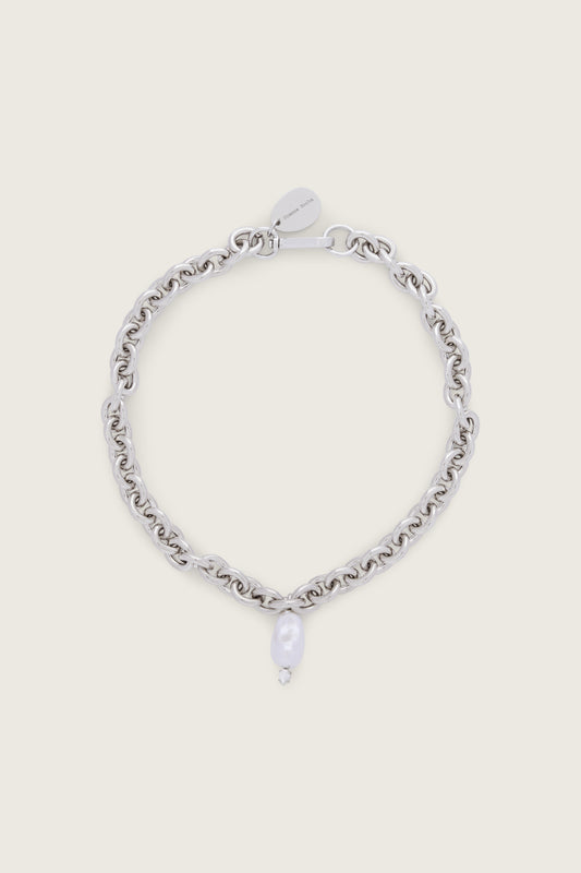 Pearl Pendant Chain Necklace