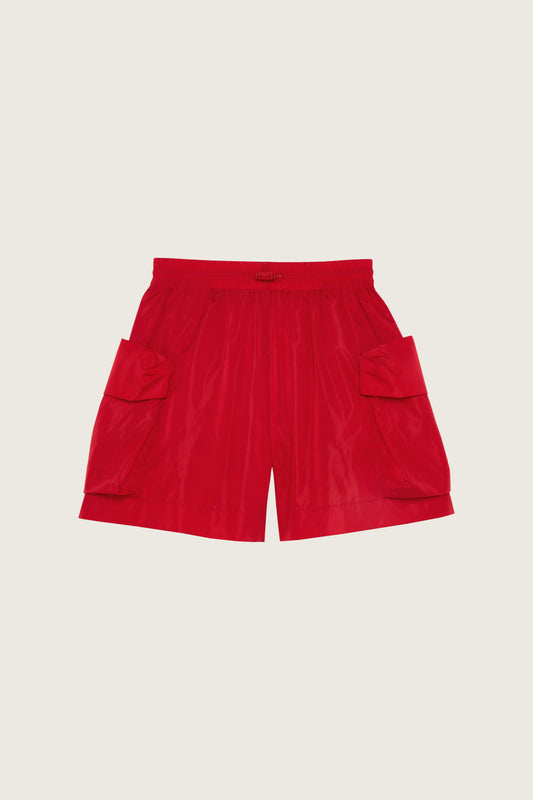 Cargo Pocket Flare Shorts