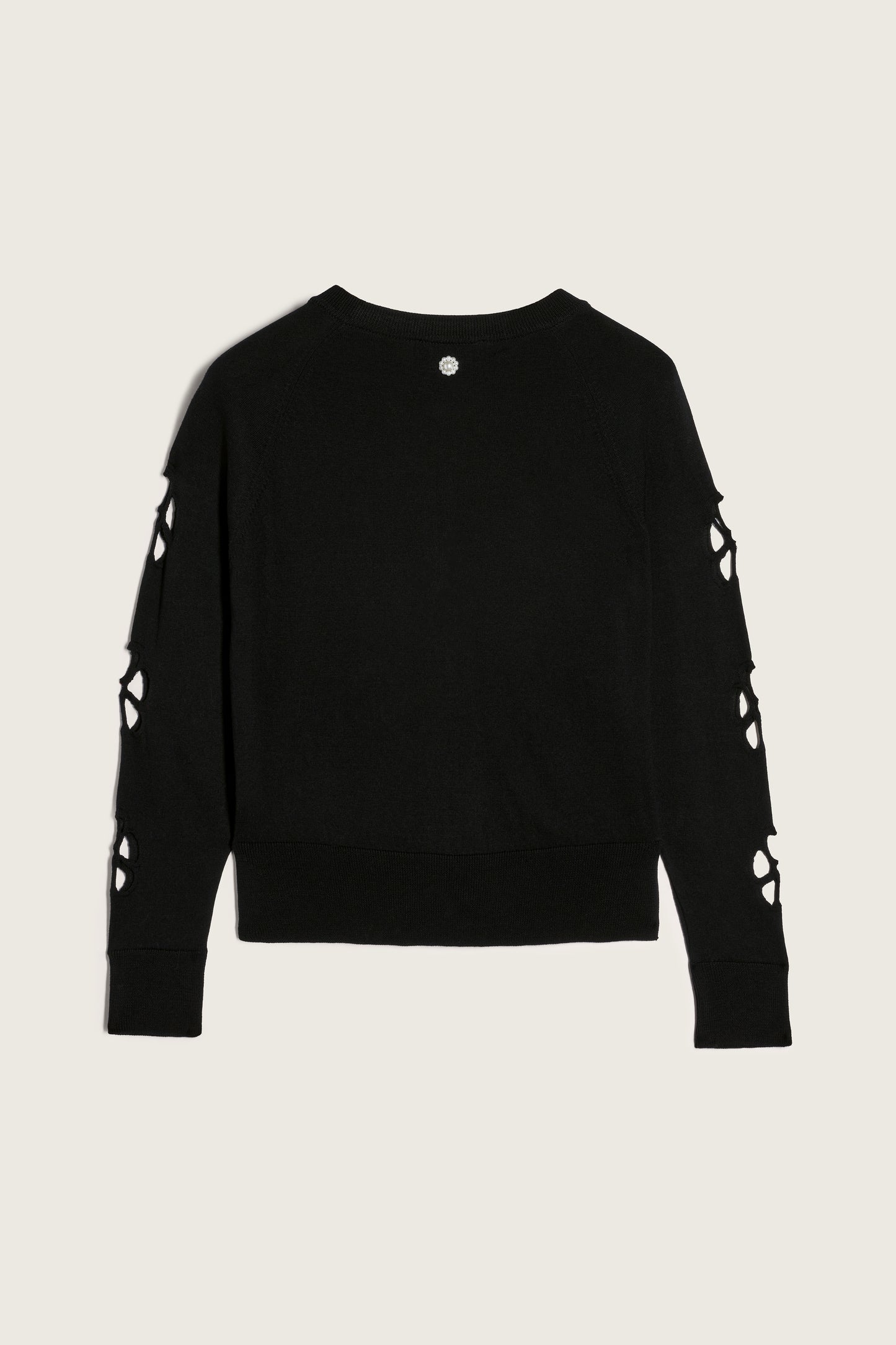 Mercerised Daisy Cutout Cardigan