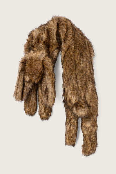 小物 omar afridi PADDED LONG FUR SCARF omar afridi PADDED LONG FUR SCARF