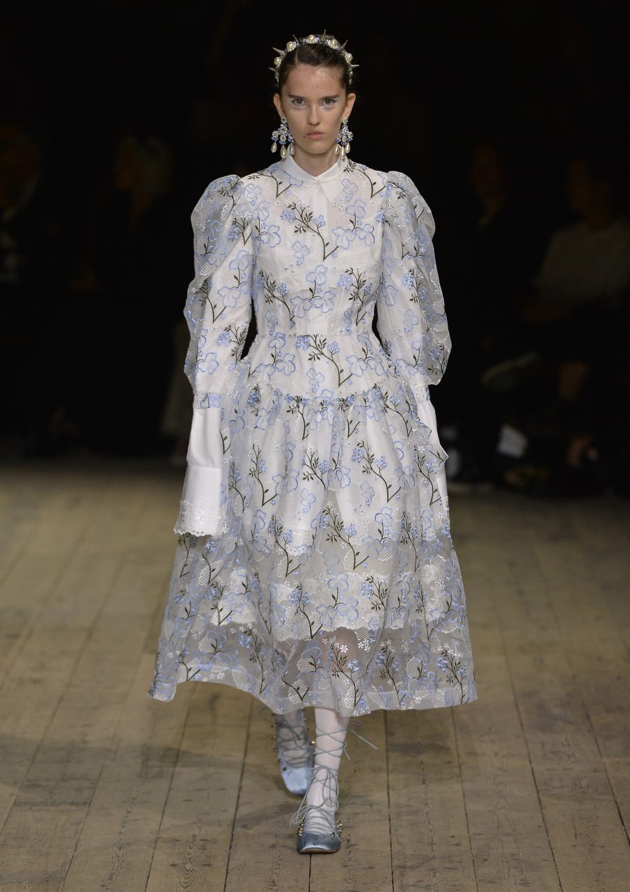 Simone Rocha】装飾パフスリーブシャツ (Simone Rocha/ブラウス