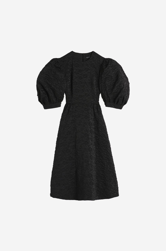 Puff Sleeve Fitted Dress